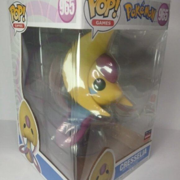 Funko Pop! Games Jumbo 10" Pokémon - Cresselia #965 - Expo Exclusive🆕⌚📦🏃💨🚚 - Picture 6 of 16
